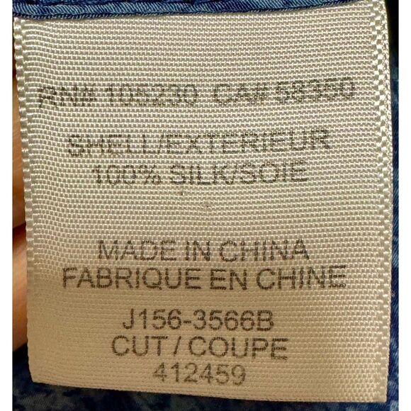 JOIE 100% Silk Blue Snakeskin Print Peri B Charmeuse Dress, Sz XS - Picture 11 of 12